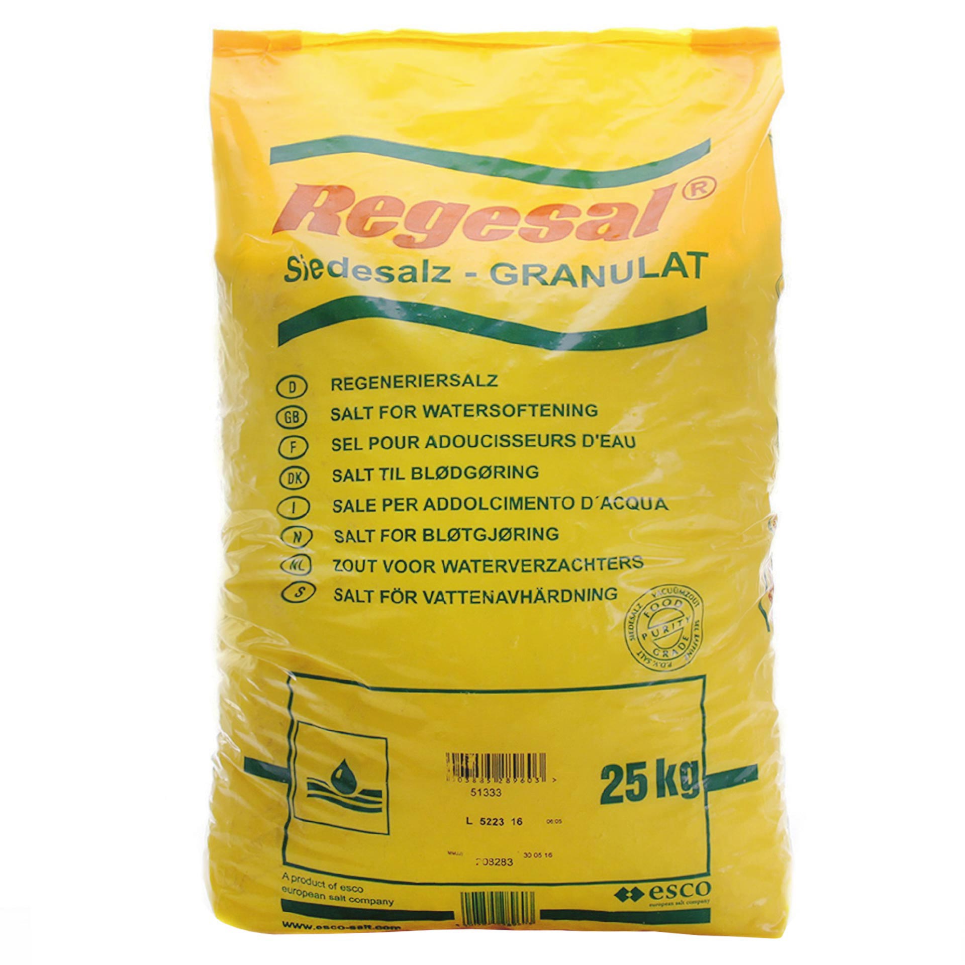 Regesal 25 kg Siedesalz Granulat Regeneriersalz Regesal 25 kg Siedesalz Granulat Regeneriersalz