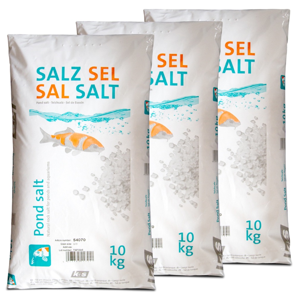 K+S Esco 30 kg Teichsalz für Zierfische Teichfische Kois