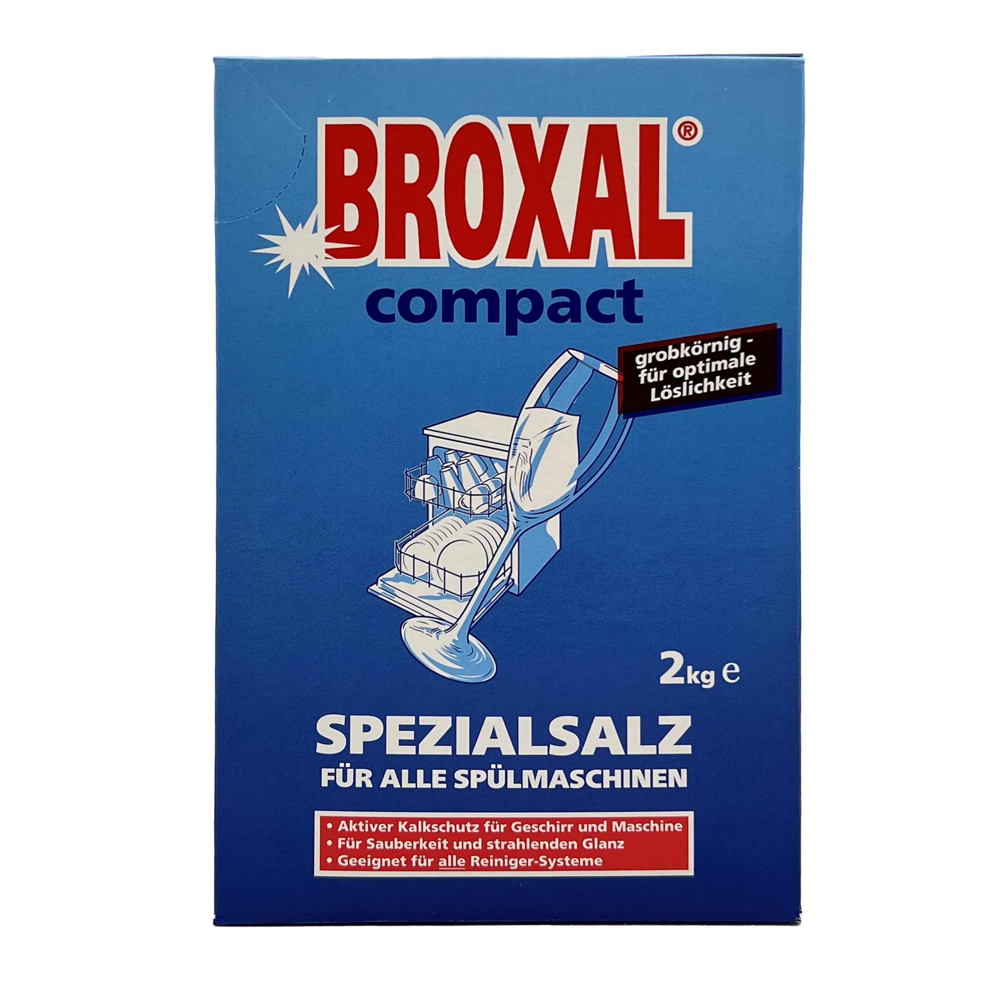 Broxal Compact 6 x 2 kg Spülmaschinensalz grobe Körnung