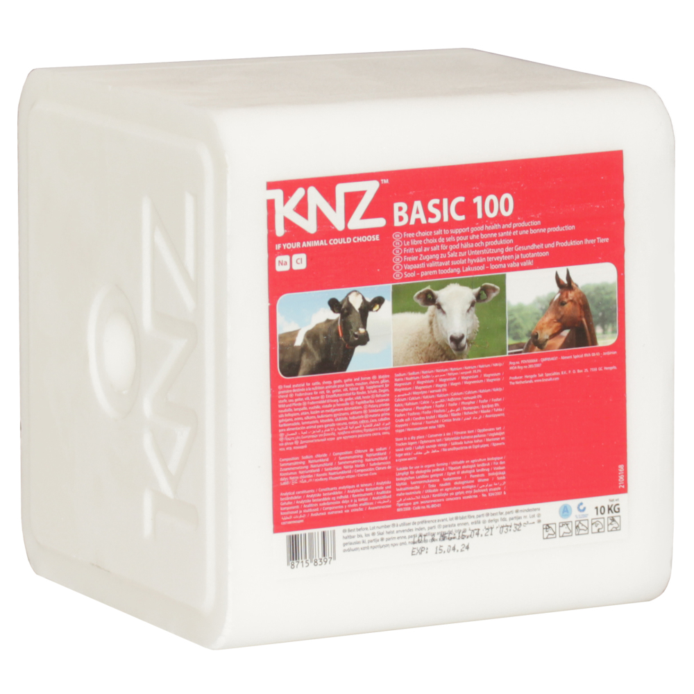 KNZ Basic 100 10 kg Magnum Salzleckstein Nutztiere