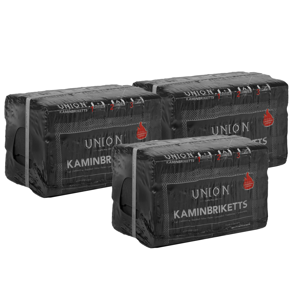 UNION Kaminbriketts Braunkohlebriketts Klütten UNION Kaminbriketts Braunkohlebriketts Klütten