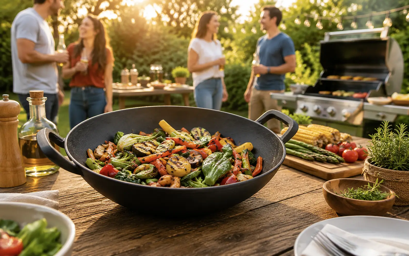 Gusseisenprodukte für Grill, Feuerstelle und Küche