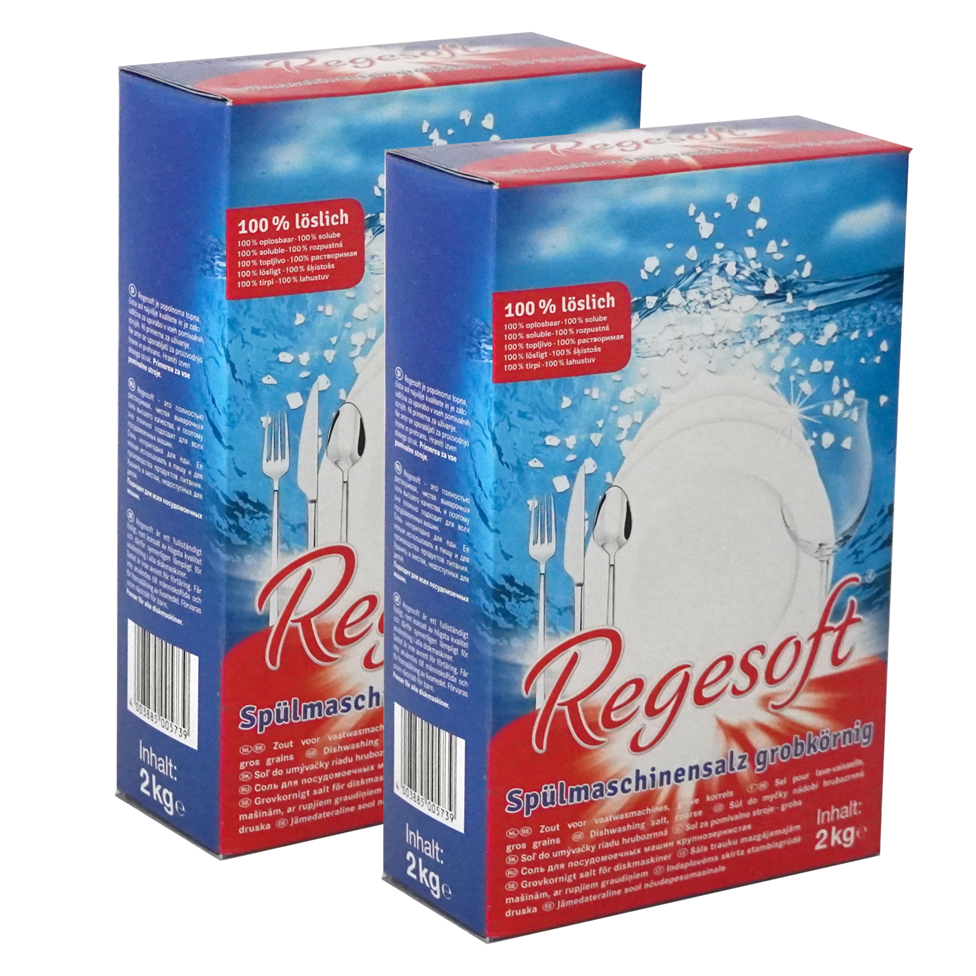 K+S Regesoft Geschirrspülsalz 1-6 2 x 2 kg