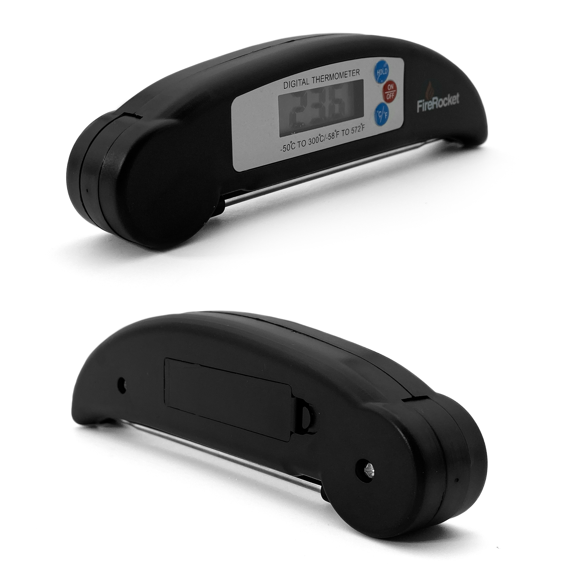 FireRocket BBQ Thermometer klappbar Digital-Grillthermometer