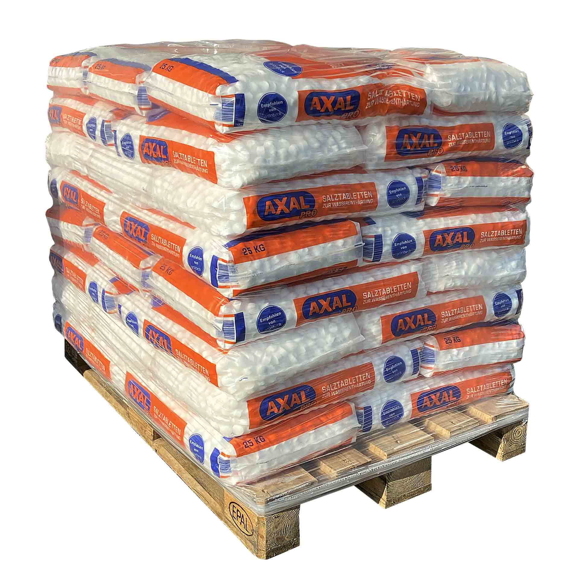 Axal Pro 1000 kg Salztabletten Regeneriersalz Wasserenthärter Axal Pro 1000 kg Salztabletten Regeneriersalz Wasserenthärter