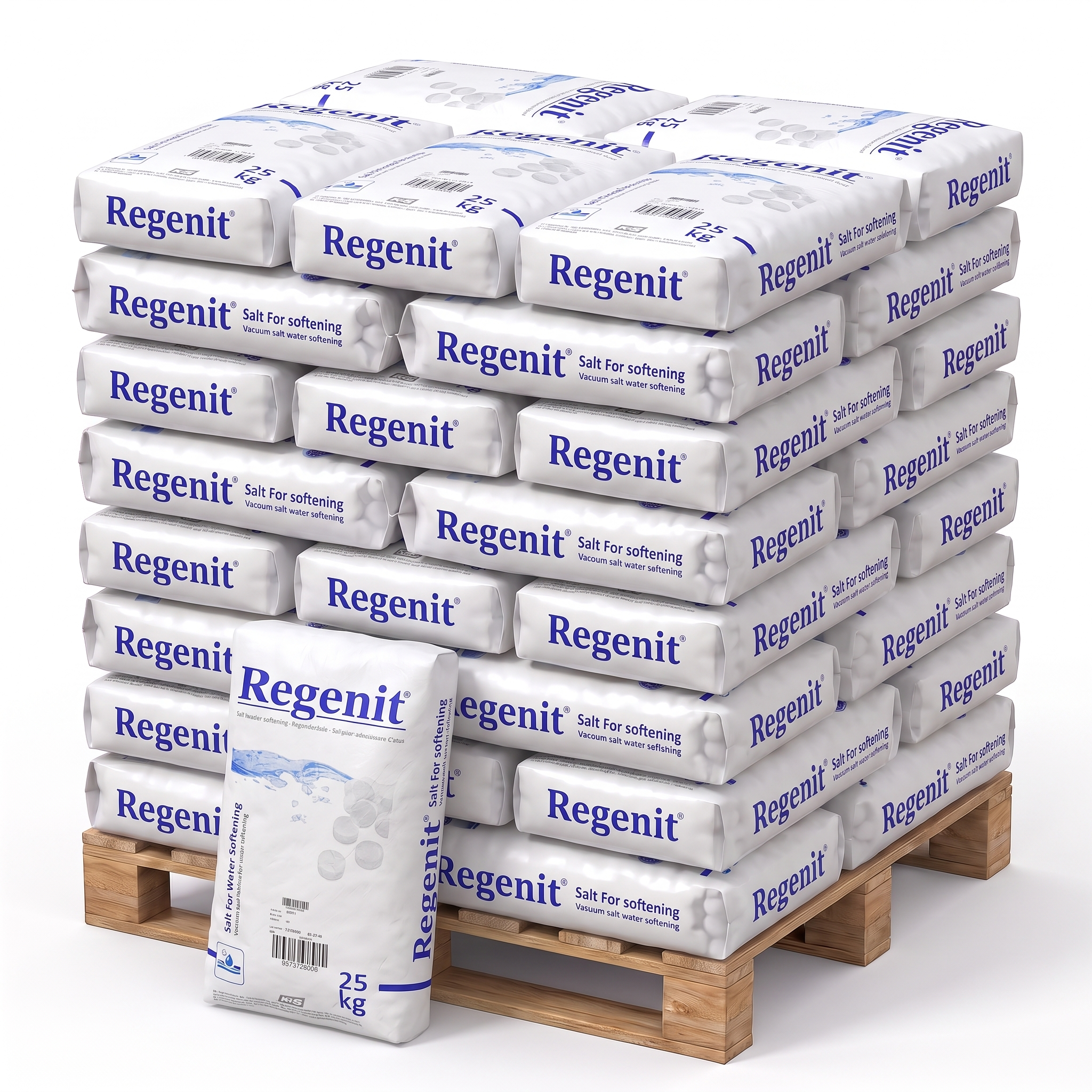 Regenit 1000 kg Palette Salztabletten Regeneriersalz
