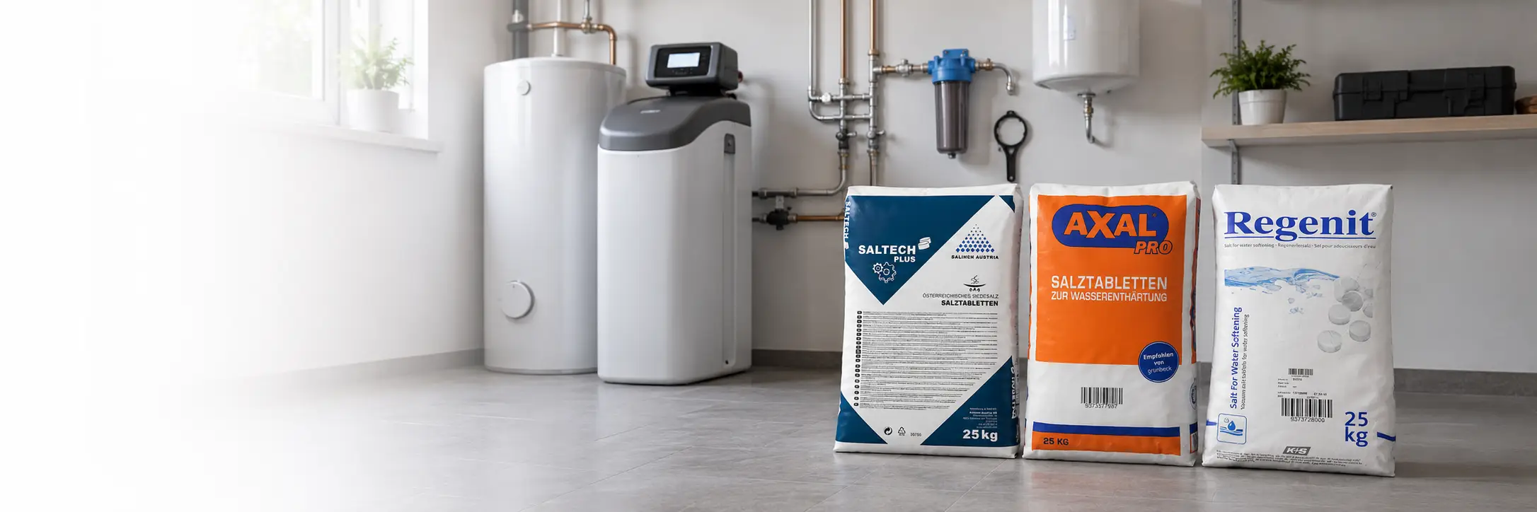 Regeneriersalz 25 kg für Wasserenthärtungsanlagen