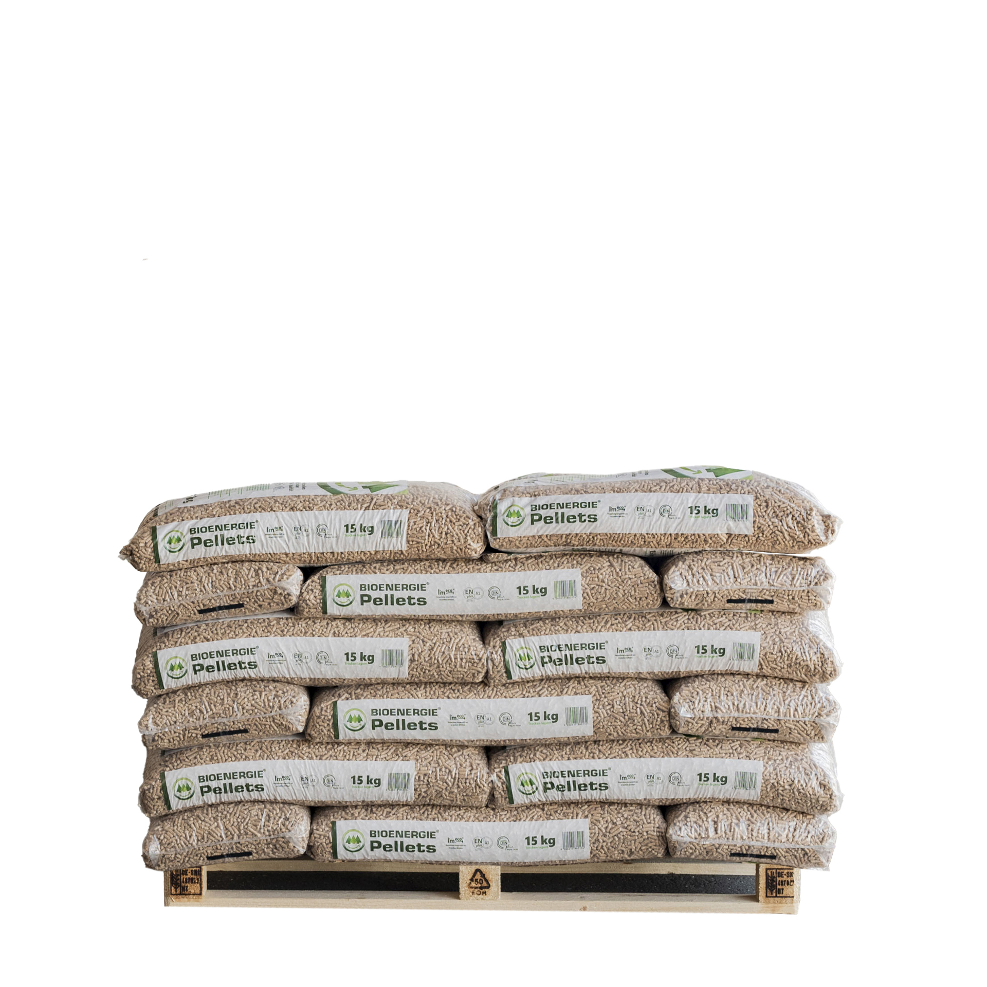 Bioenergie 495 kg Brennpellets Holzpellets