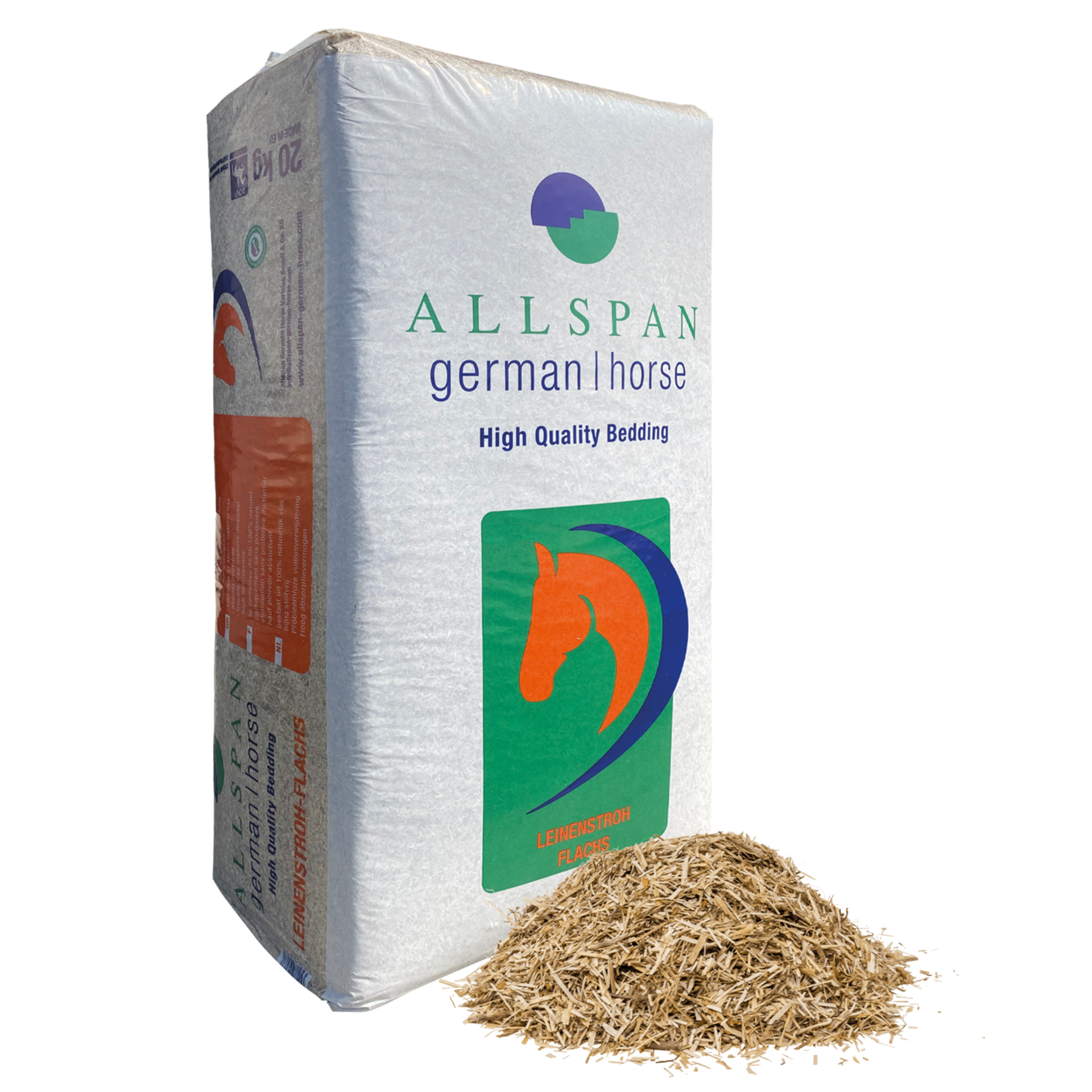 ALLSPAN 20 kg Einstreu German Horse Leinenstroh