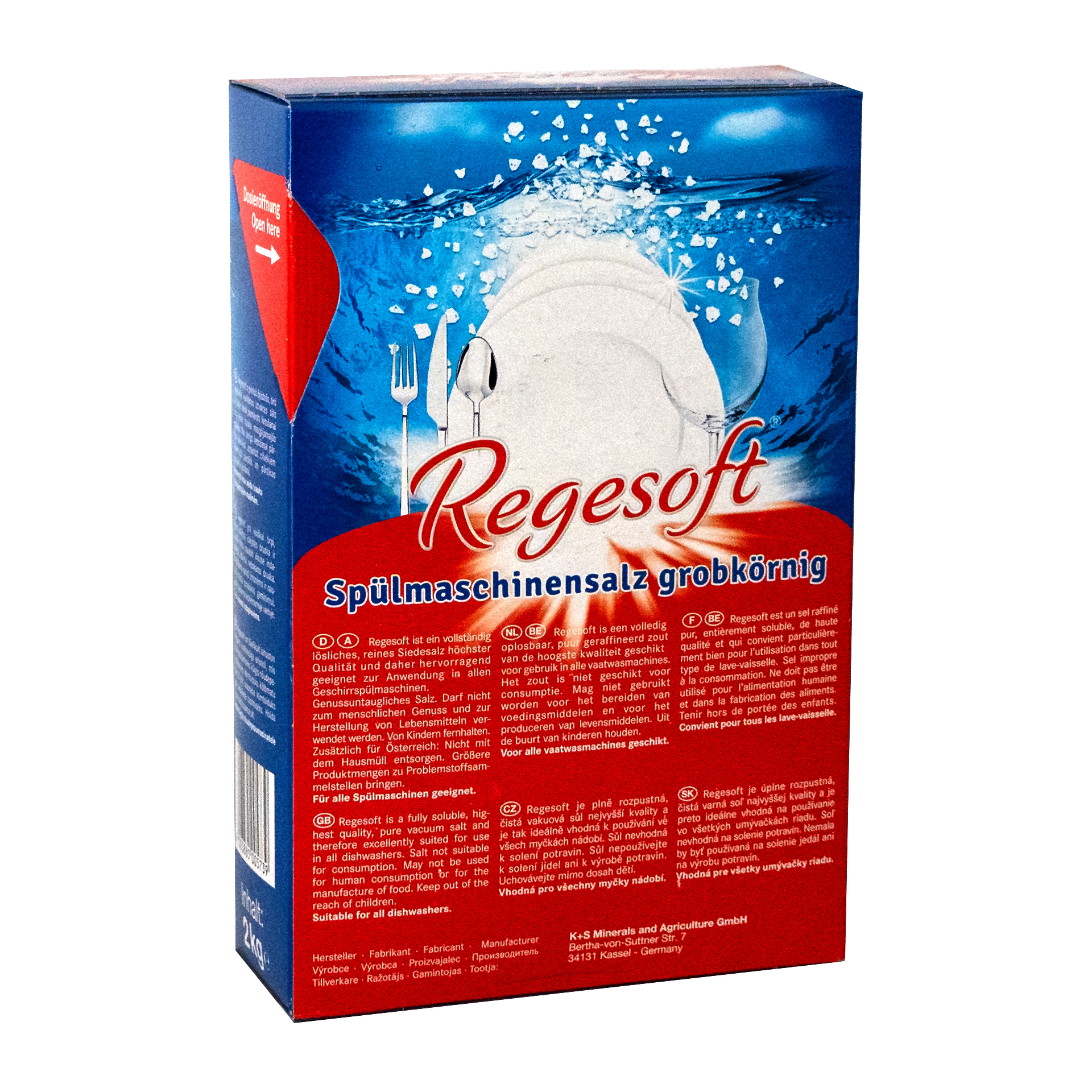 K+S Regesoft Geschirrspülsalz 1-6 2 x 2 kg