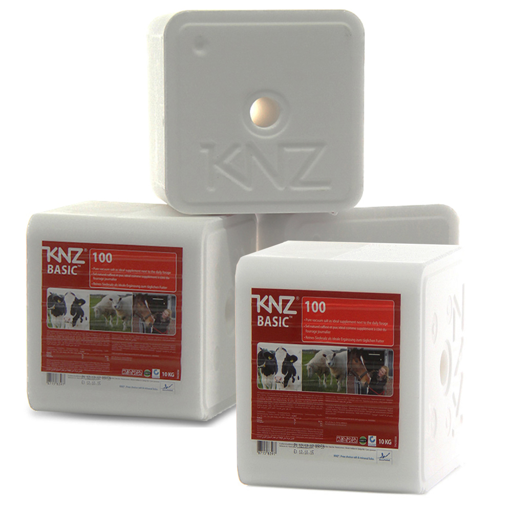KNZ Basic 100 Magnum Mineralleckstein Salzleckstein Nutztiere KNZ Basic 100 Magnum Mineralleckstein Salzleckstein Nutztiere