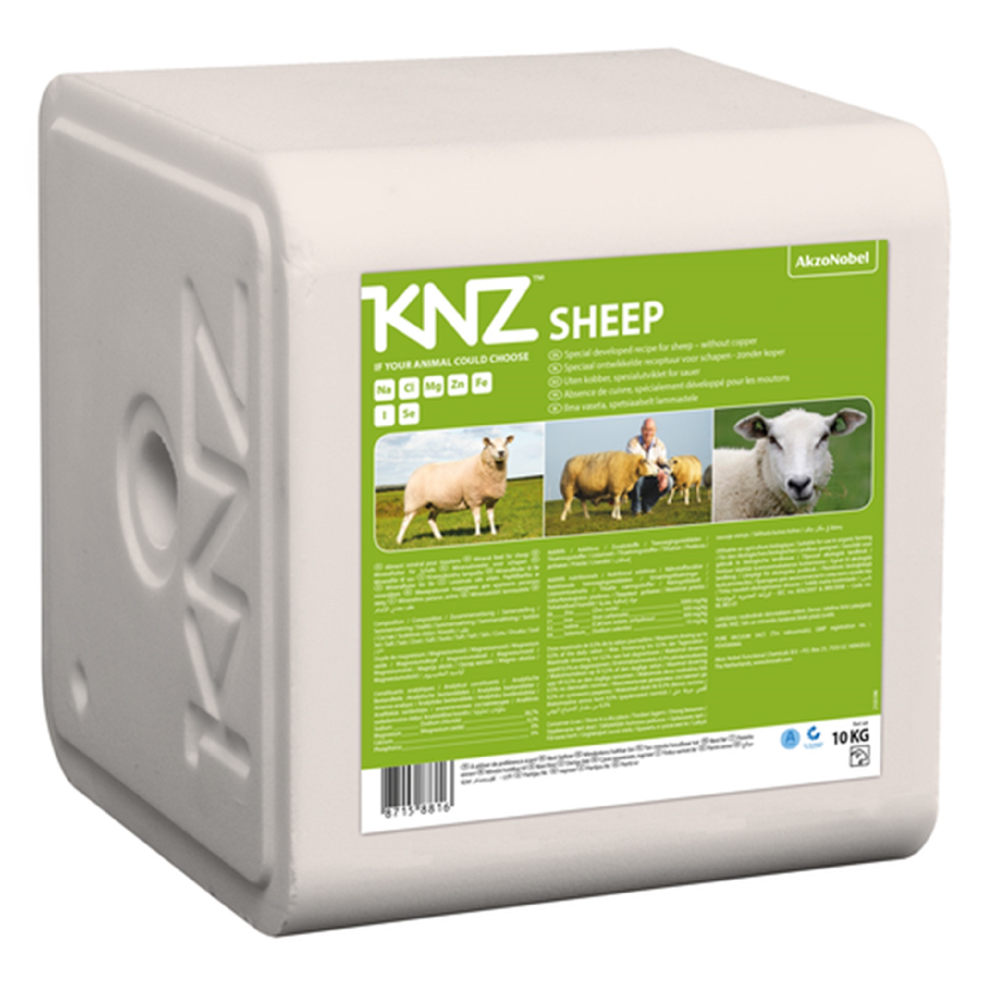 KNZ Sheep 10 kg Salzleckstein Schafe KNZ Sheep 10 kg Salzleckstein Schafe