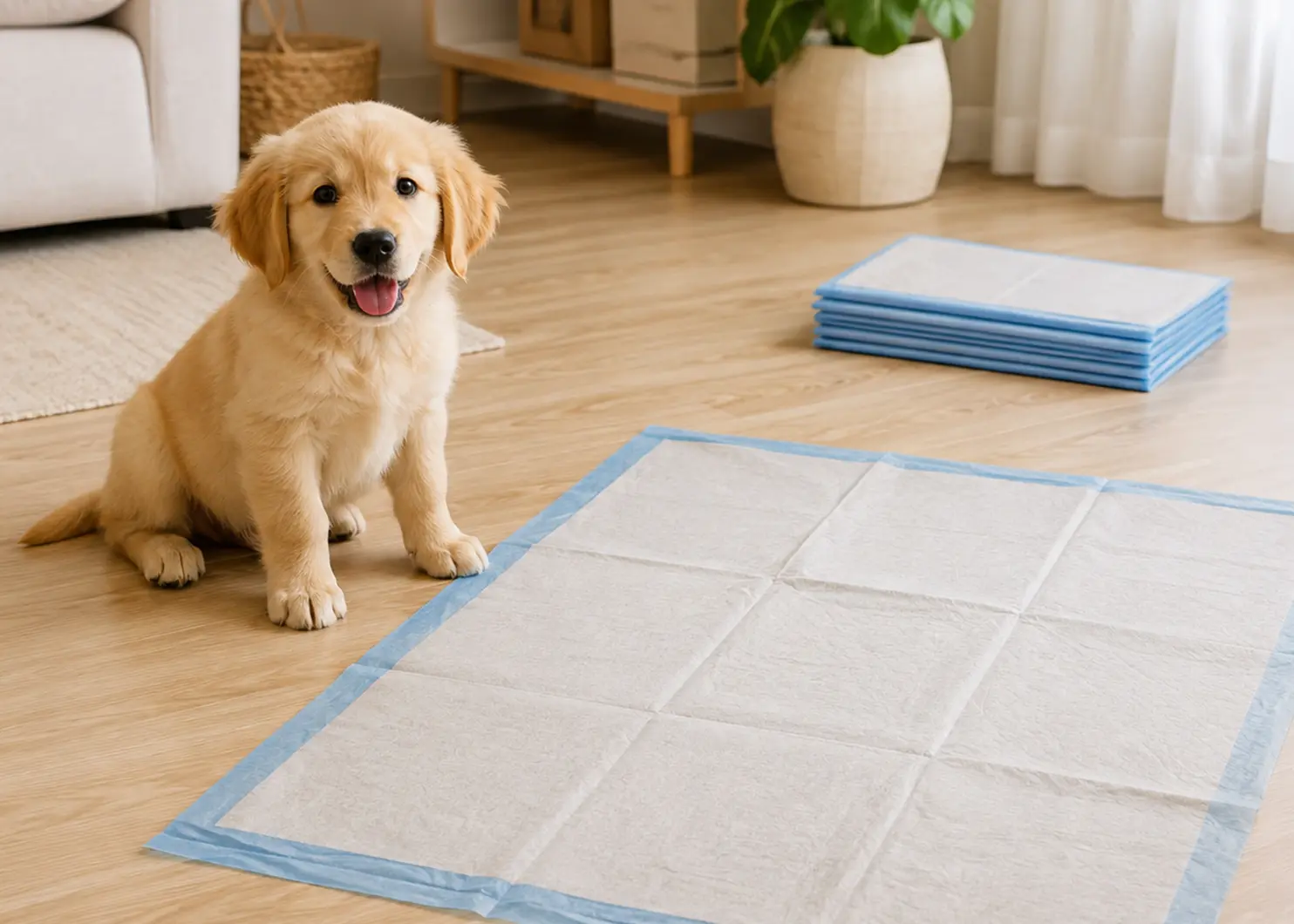 Puppy Pads und Hundeunterlagen für Welpen und Tierpflege