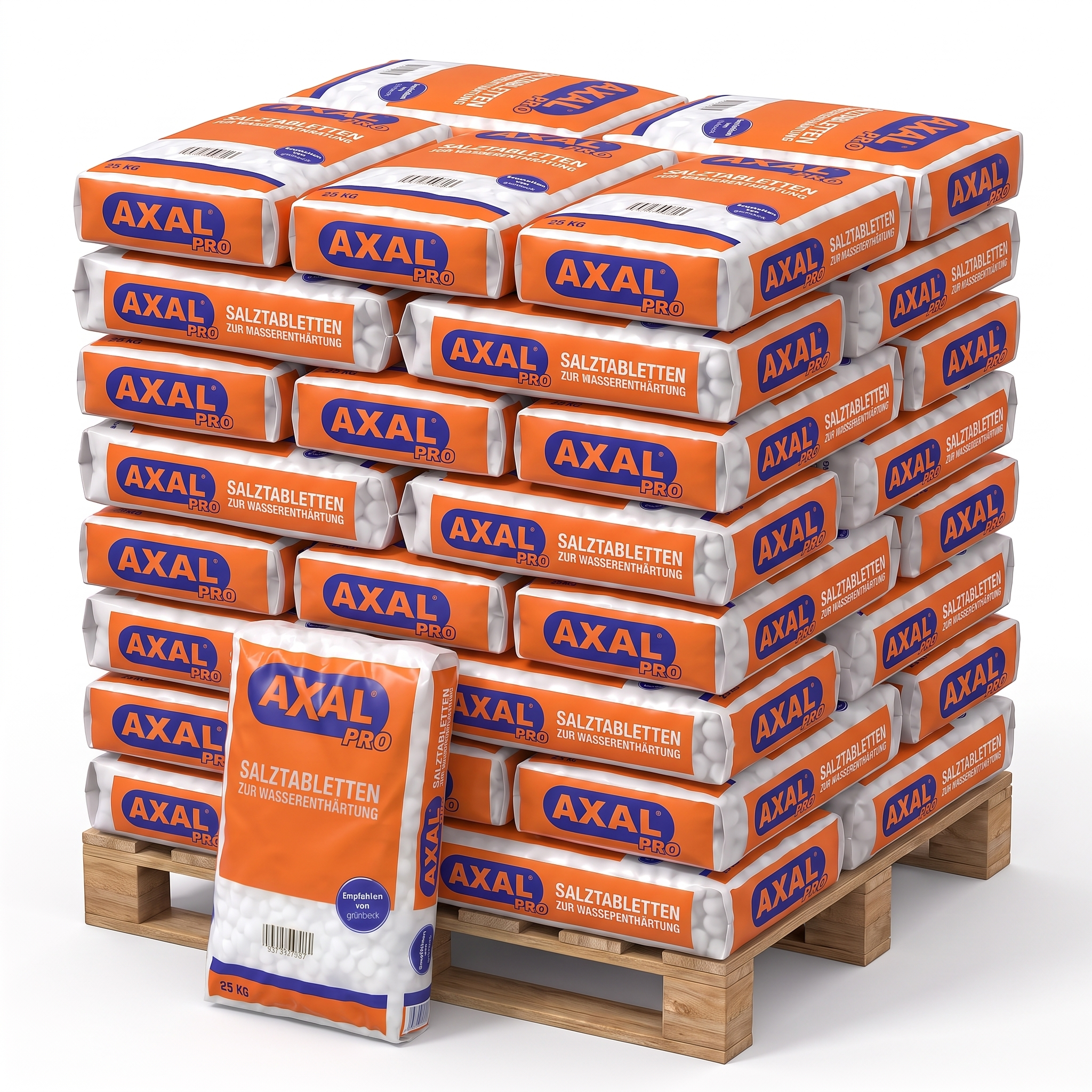 Axal Pro 1000 kg Salztabletten Regeneriersalz Wasserenthärter