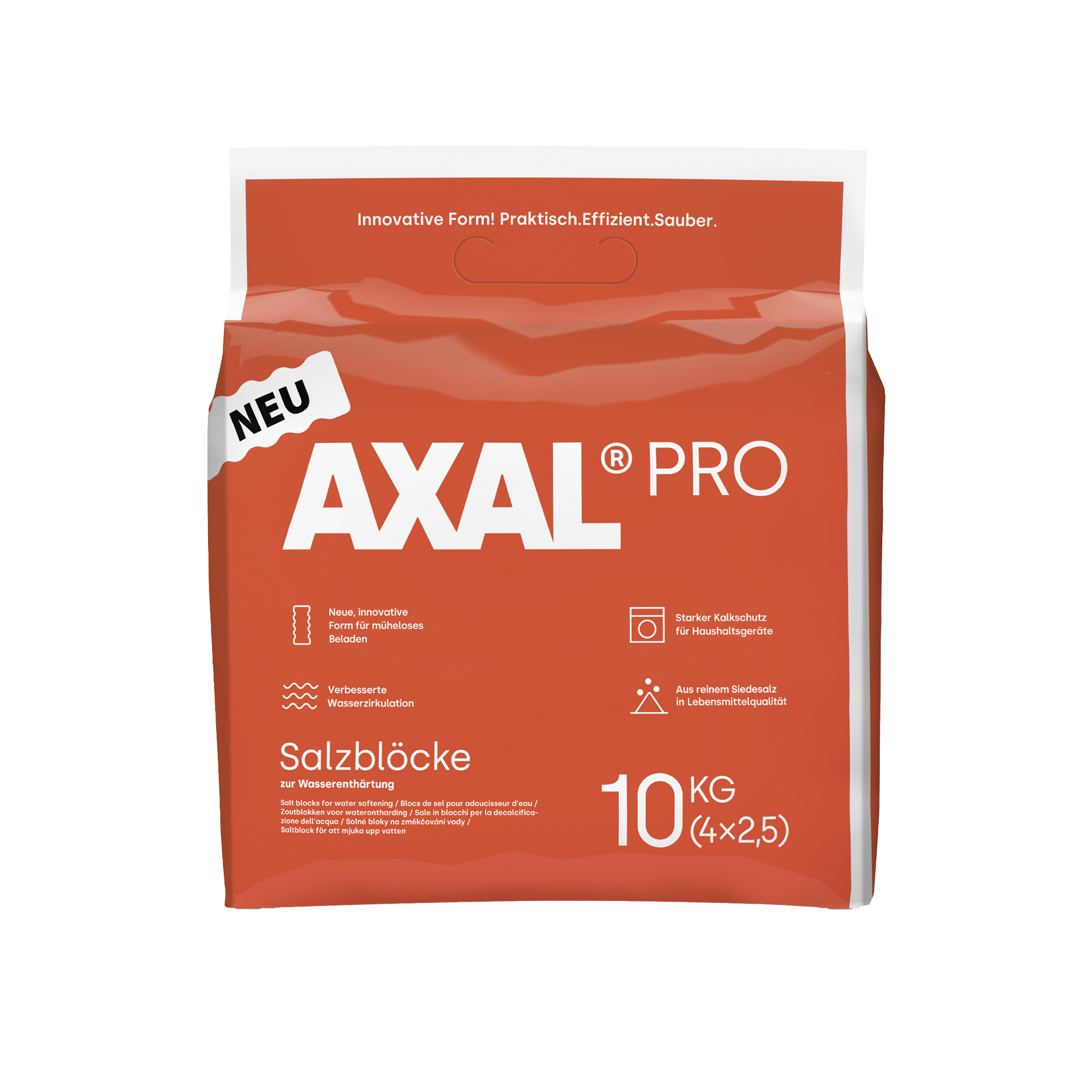 Axal Pro Blöcke 10 kg Regeneriersalz Wasserenthärtung Axal Pro Blöcke 10 kg Regeneriersalz Wasserenthärtung