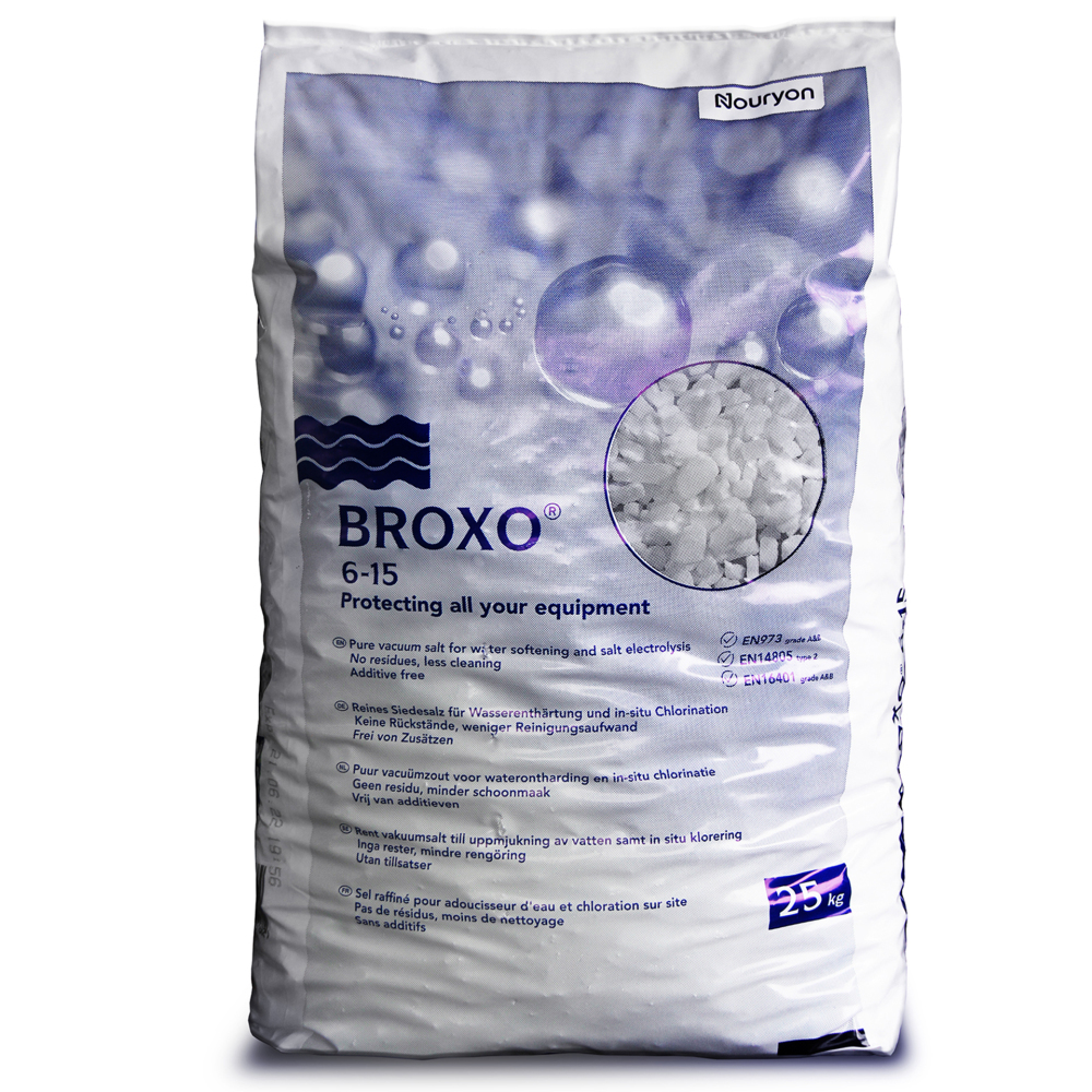 Broxo 6-15 25kg Regeneriersalz Poolsalz Broxo 6-15 25kg Regeneriersalz Poolsalz