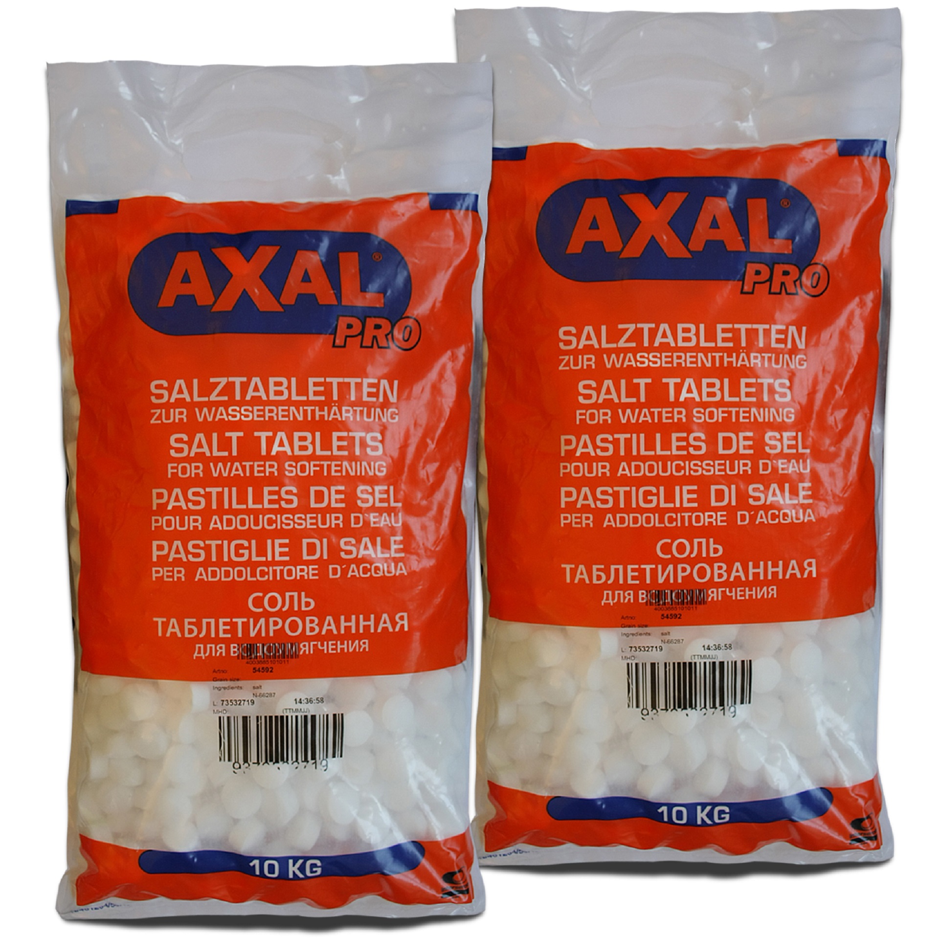 Axal Pro 10 kg Regeneriersalz Salztabletten Enthärtungsanlage