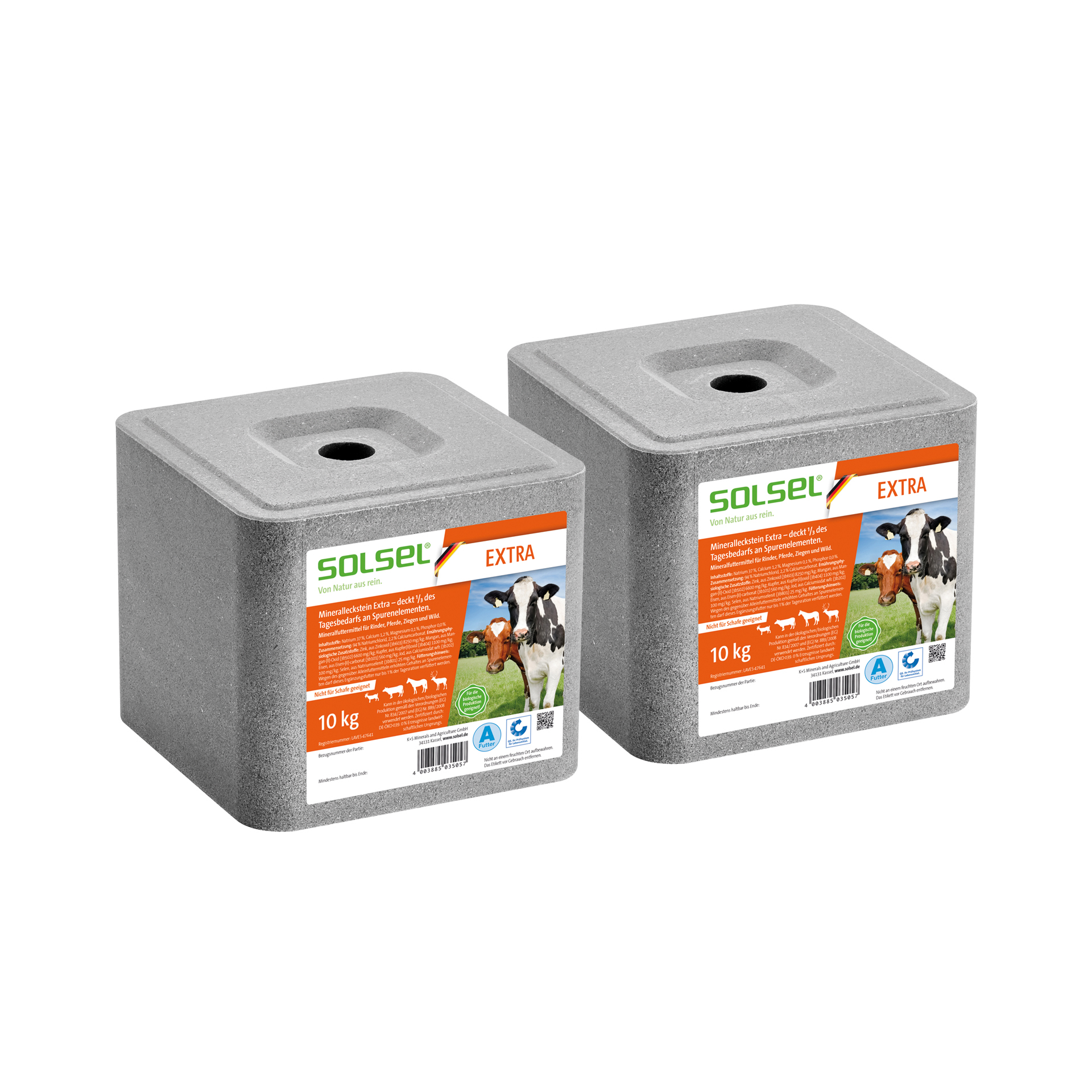 SOLSEL EXTRA 2 x 10kg Leckstein 