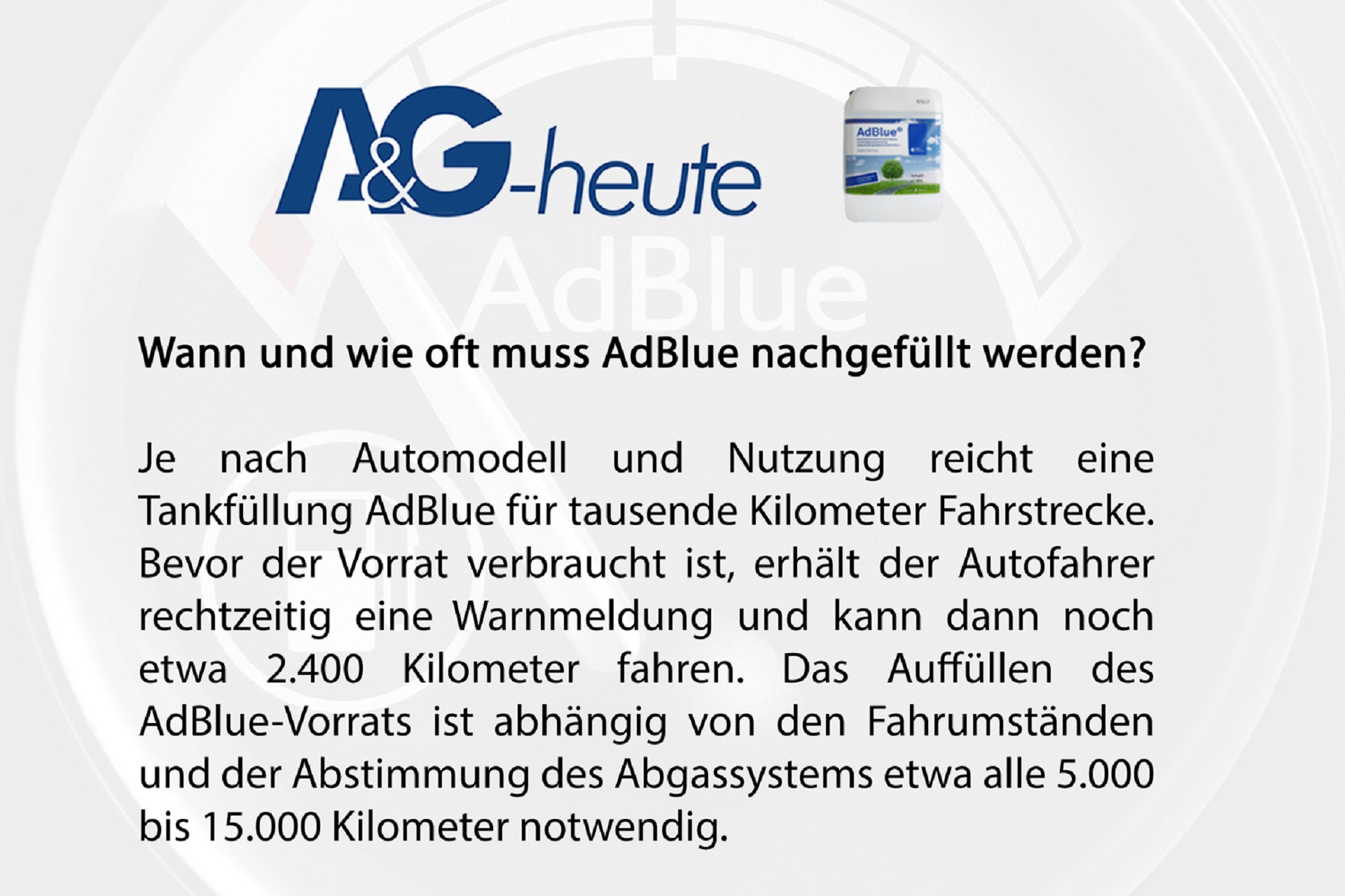 AdBlue® 20 Liter Kanister : : Auto & Motorrad